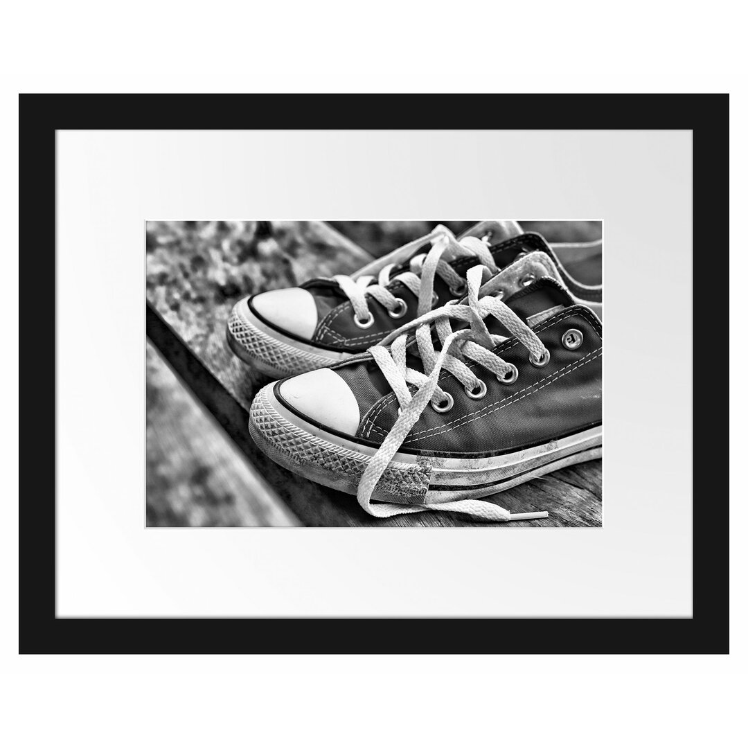 Gerahmter Fotodruck Trendy Shoes