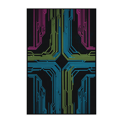 Digital Flicker Rug