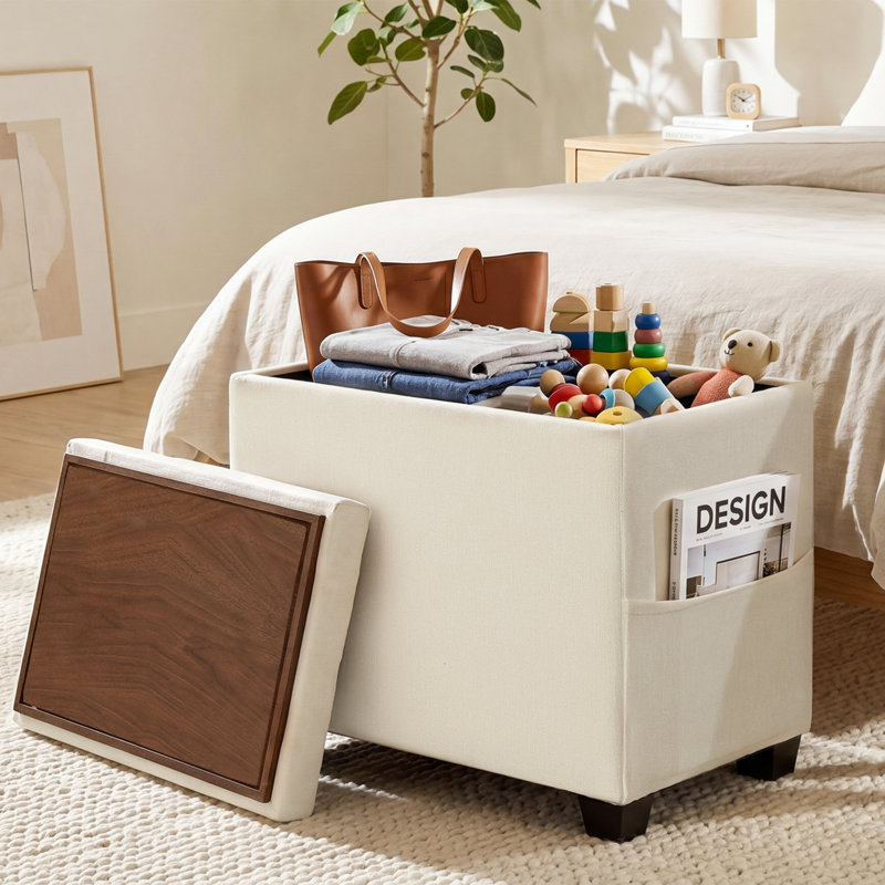 Repose-pieds 15,5 po, Beige