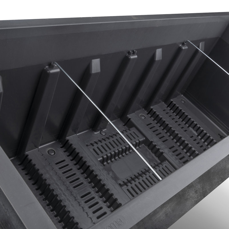 Millennium Trough, Anthracite, 39cm H x 99cm W x 39cm D
