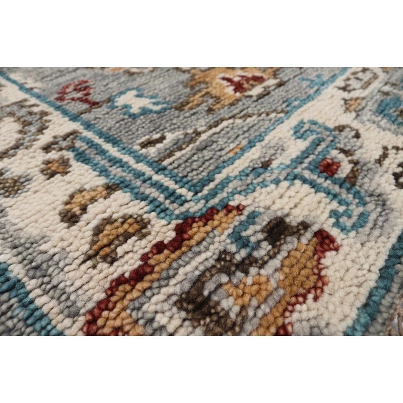 Oushak Oriental Area Rug in Gray