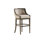 Baden Upholstered Bar Stool with Solid Wood Frame