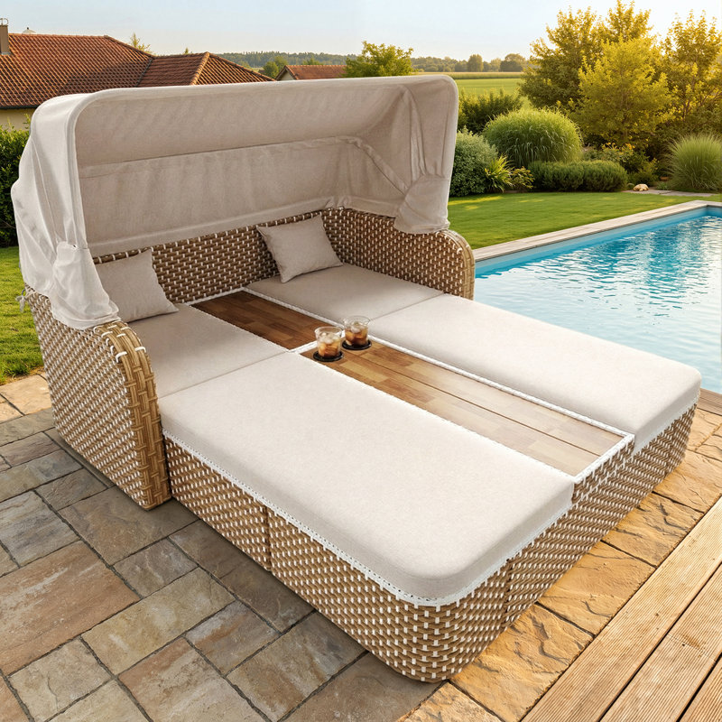 192cm Long Double Chaise