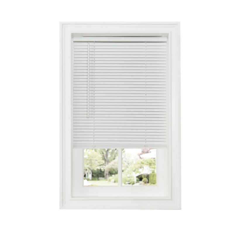 Store horizontal / vénitien en vinyle obscurcissant 1 po Deluxe, Blanc, L 30 po x L 64 po