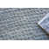 Rectangle Crescendo Hand Loomed Synthetics Area Rug in Silver