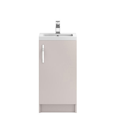 405mm Single Bathroom Vanity with Integrated Solid Surface Basin