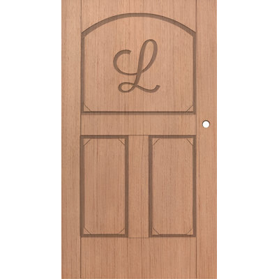 Porte standard en bois massif 80 po