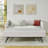 Daybed With Trundle Upholstered Sofa Bed, With Vertical Stripes, Linen Fabric (82.5"X43"X30")-439742241