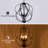 Avers 17.3" W 4-Light Wrought Iron Geometric Chandelier-2055892143