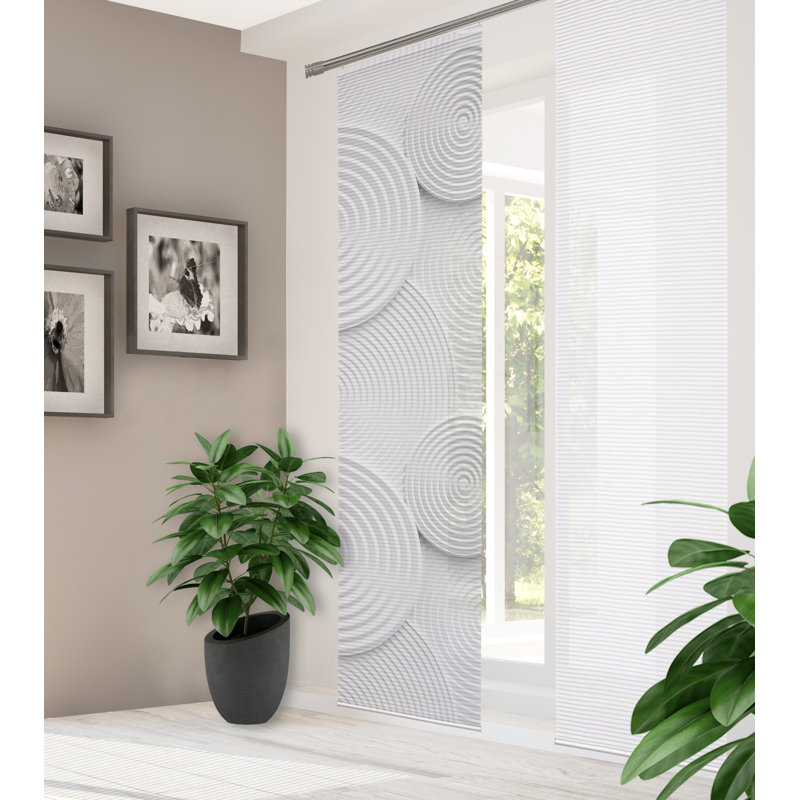 Semi Sheer Sliding Panel Single Panel