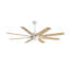 Ventilateur de plafond d'intérieur 64 pi à 8 pales avec pales et contreplaqué standard avec télécommande intégrée à DEL 64 po-2057550331-2057550333
