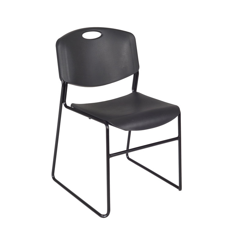 Training Table and Chair Set, 29" H x 60" L x 24" W, Cherry, Black