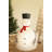 PAINTED METAL SNOWMAN