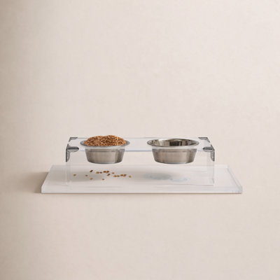 Clear Overflow Feeding Tray