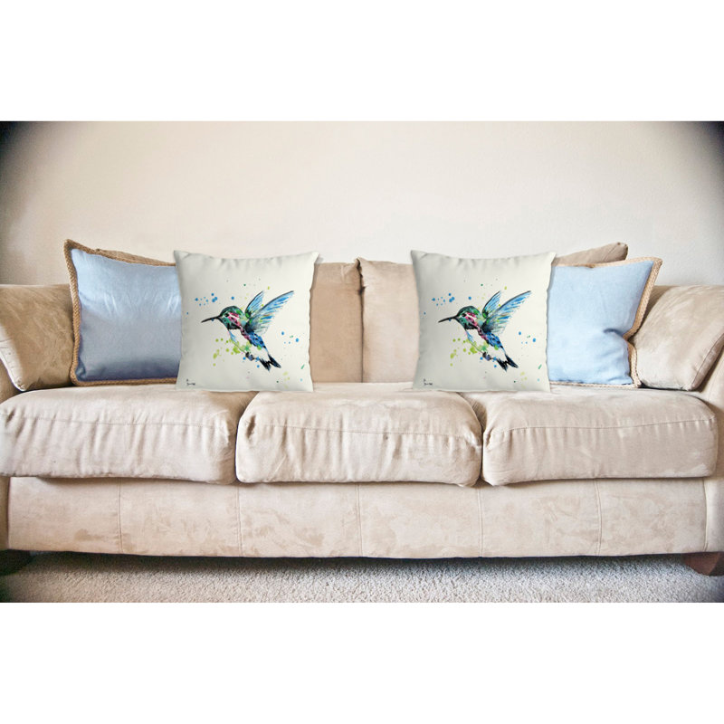  Coussin intérieur / extérieur Hummingbird