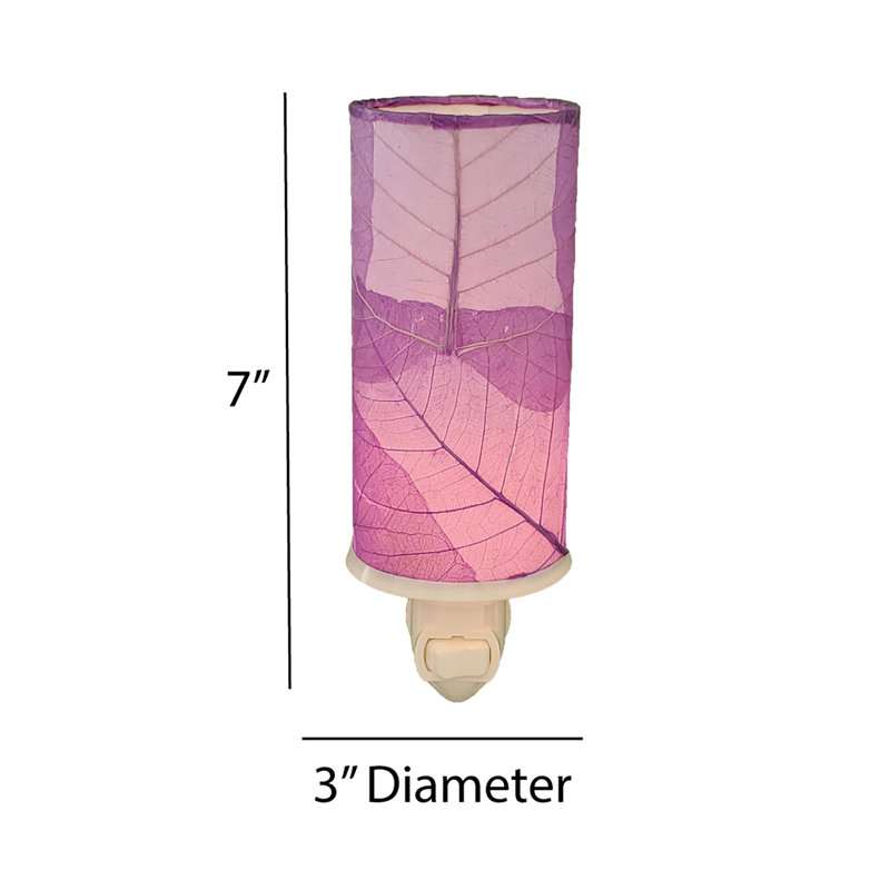 Éclairage pour nuit de cylindre, Mauve