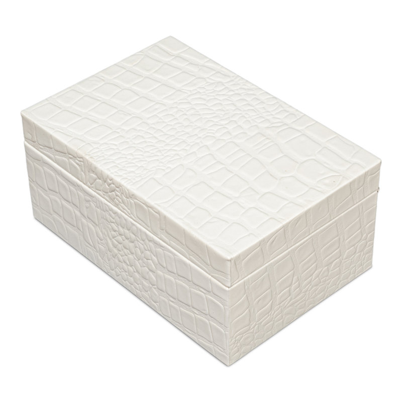 Shagreen Handmade Decorative Box, Ivory
