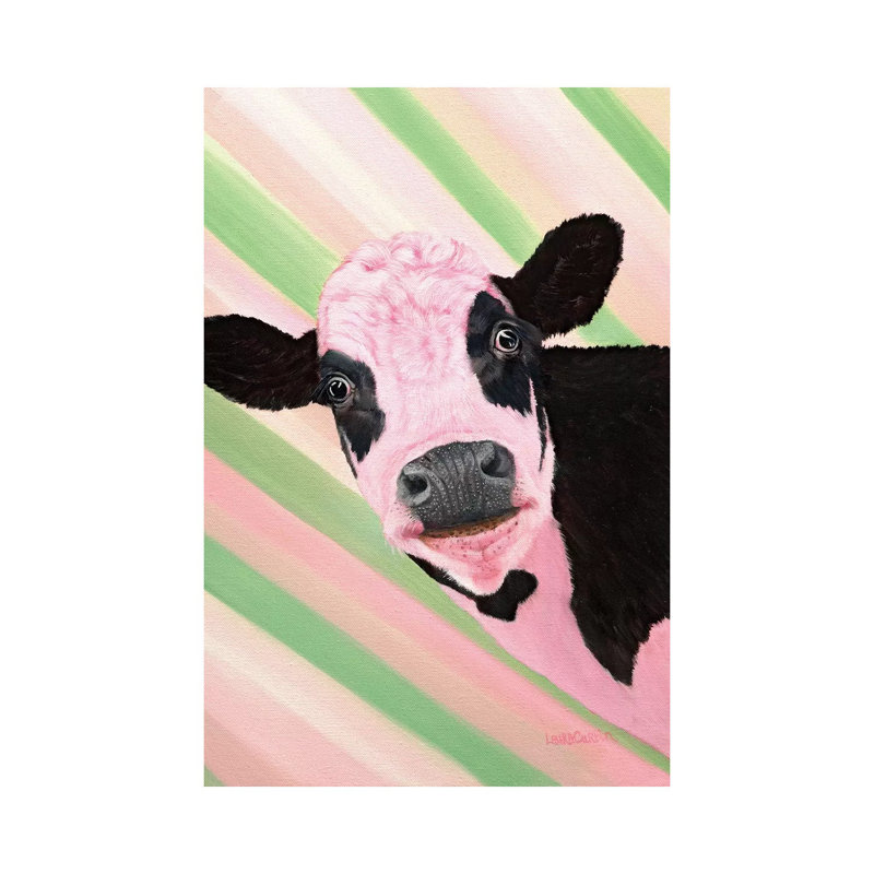 Sweetpea 1 Piece Wrapped Canvas Wall Art, 20.32 cm H x 30.48 cm W