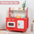 Red Delight Dual-Side Play Kitchen & Laundry Set