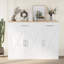 Buffet Modern Farmhouse avec rangement et 3 portes-177095681