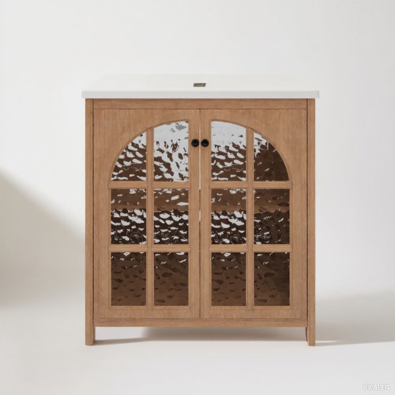 Meuble-lavabo 31 po avec lavabo et armoire en céramique 31 po