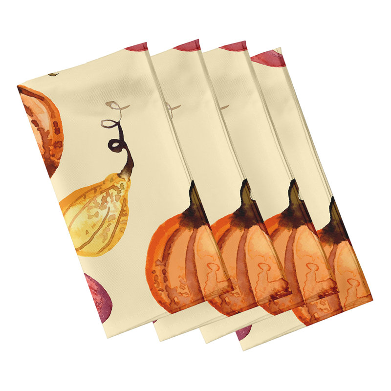 Markes Polyester Traditional Napkins, Yellow
