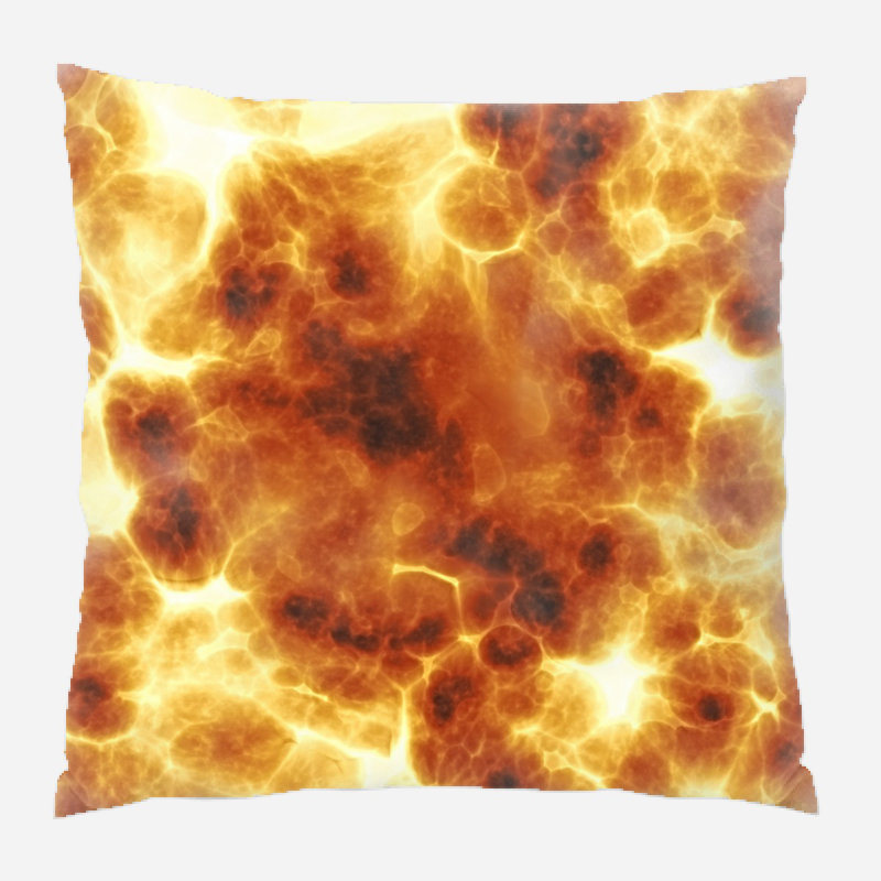 Coussin de feu, Intérieur