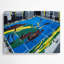Art mural bleu en métal Sports-1711102530