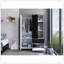 Armoire Alpes, chambre, noir / blanc