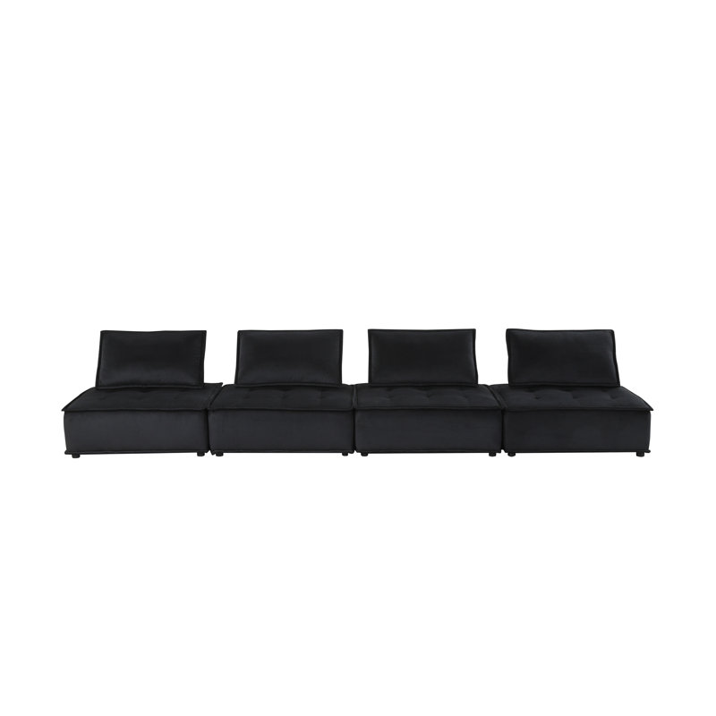 Canapé modulaire 120 po 4 pièces