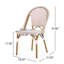 Chaises d'extérieur en polyuréthane et aluminium pour l'extérieur, ensemble de 2