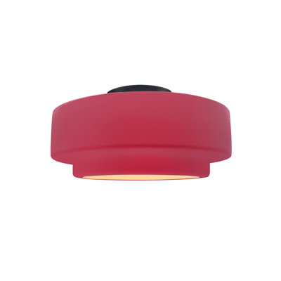 Dottie Ceramic LED Semi Flush Mount