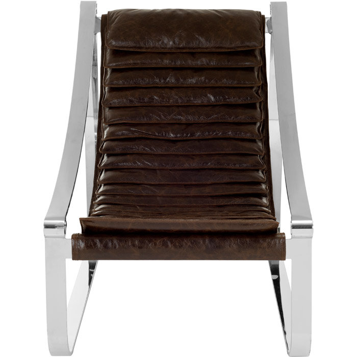 Fauteuil en cuir Murray