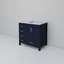 Meuble-lavabo décalé à droite et dessus blanc 36 po x P 22 po Jacques-66637677-91869784