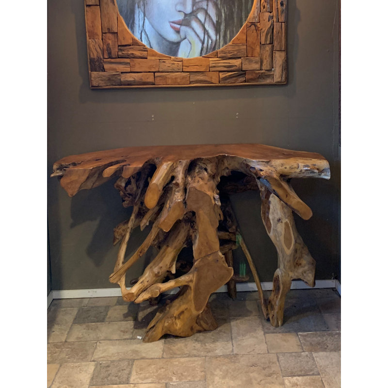 Console en bois massif 31 po Fifield