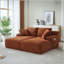 Chaise longue double compressible avec porte-gobelets - sans assemblage-331435752