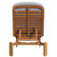 Chaise longue d'extérieur réglable pour chaise longue d'extérieur inclinable avec dossier réglable pour la terrasse-1016172702