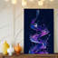 Toile, création d'une composition abstraite visuellement saisissante, avec un art mural Splash dynamique de liquide dans des nuances vibrantes de mauve et toile-1904014451