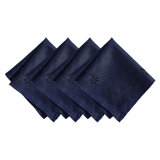 Snowflake Laser Cut Napkins, Set of 4, 17"x17"