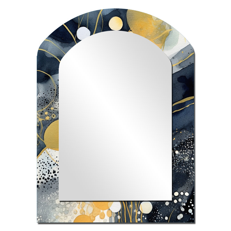 Miroir mural Pastel Abstract, 34 po x 25 po