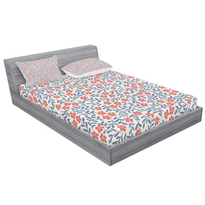 Garden Microfiber Floral Sheet Set