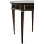 Linea Round End Table in Café Mocha-899554565