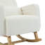 Chaise berçante décorative avec coussin, confort ultime pour votre maison, velours en peluche