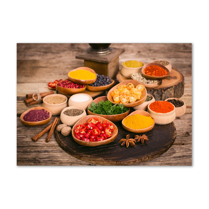Spices And Herbs - Wrapped Canvas Print