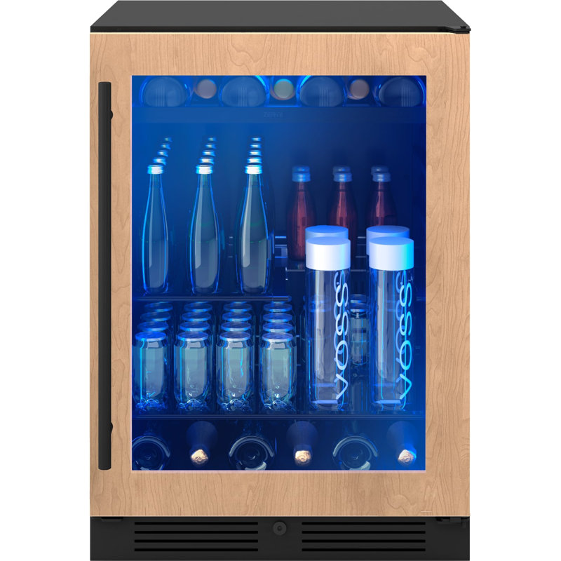 Zephyr Presrv 24" 7-Bottle and 108-Can Single Zone Panel-Ready Beverage Cooler