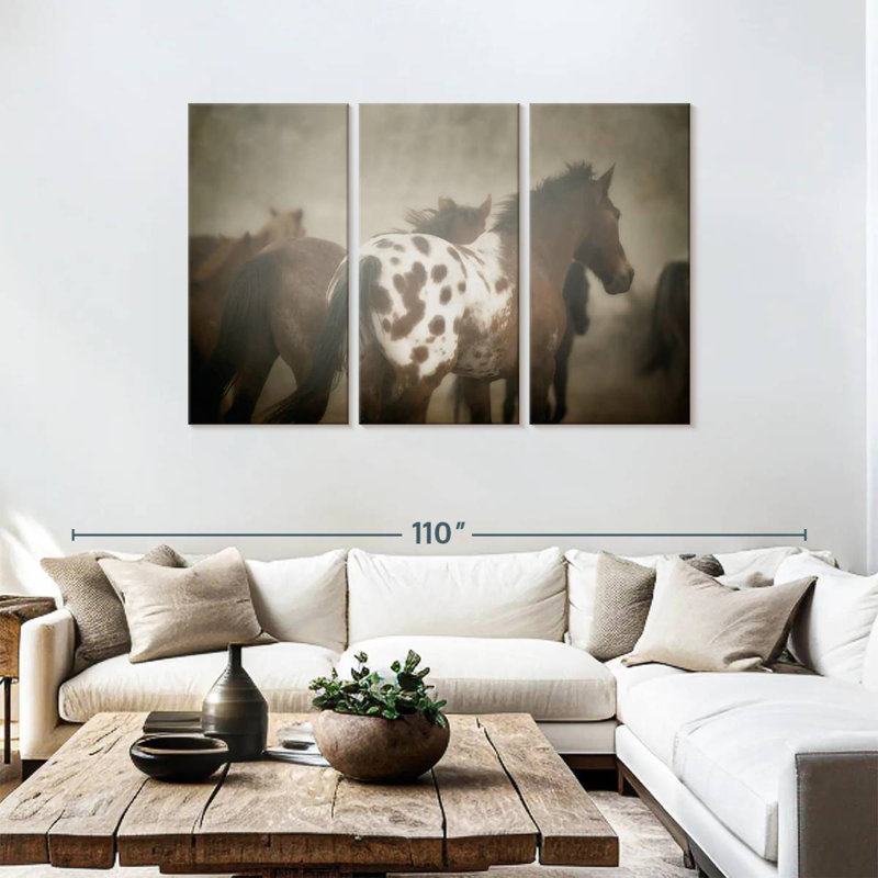 Brampt Appaloosa Herd, 48" H x 74" W