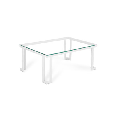 Ajaypal Rectangular Metal Outdoor Coffee Table , cm W 60cm cm D