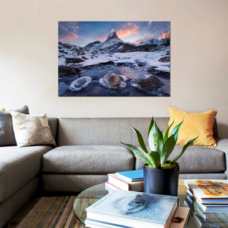 «King of the North» par Stefan Hefele - reproduction de photo sur toile, H 26 po x l 40 po x P 1,5 po, Pas de tapis
