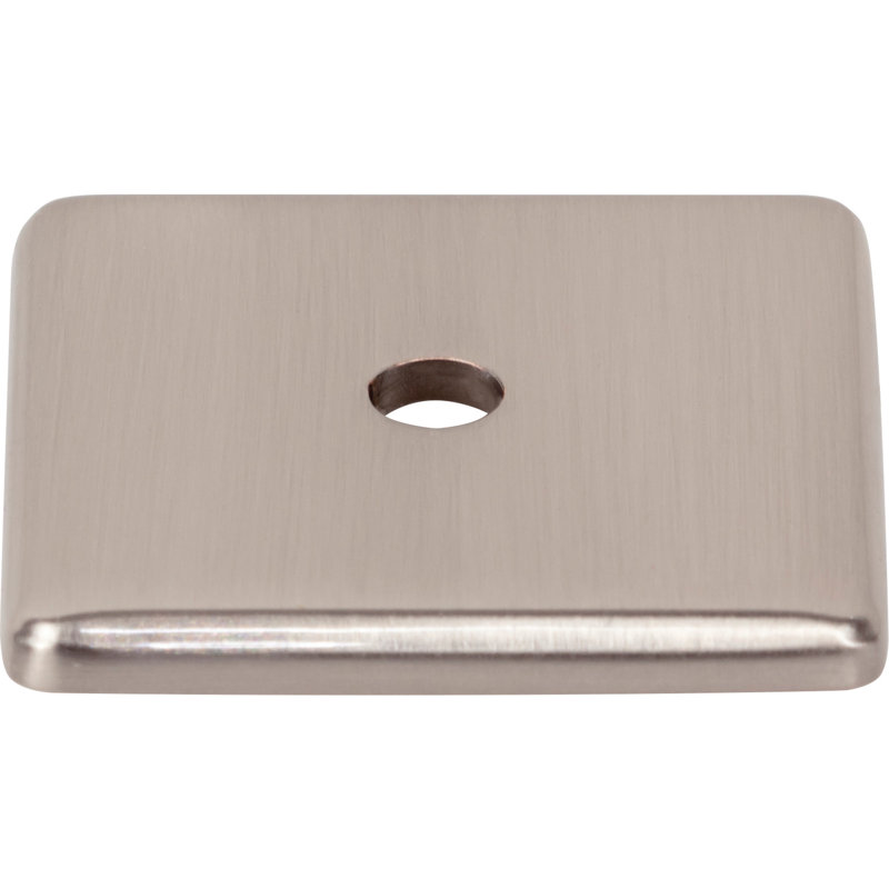Radcliffe Knob Backplate, Satin Nickel