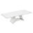 6 - Person Pedestal Base Dining Set
